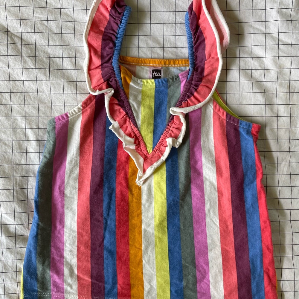 Tea rainbow stripe top 6